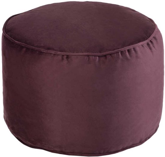 vidaXL Poef 2 st 30x30x30 cm fluweel zwart