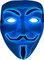 Vendetta/Anonymous - Blauw