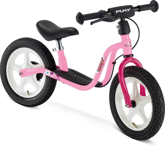 Puky loopfiets voor kinderen vanaf 2.5jaar in Roze met Rem van Puky — afbeelding 2