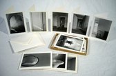 Eva Rubinstein - Cartes Doubles Vintage - Zwart& Blanc - Set #1 de 12 Cartes avec Enveloppes Eco-Coton