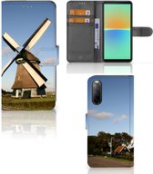 GSM Hoesje Sony Xperia 10 IV Mobiel Bookcase Molen