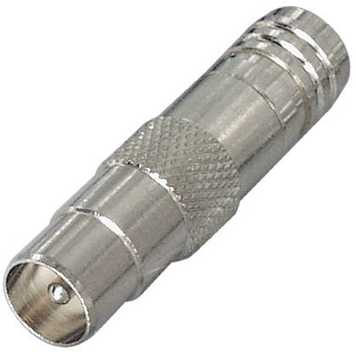 Coax IEC (m) krimp connector - metaal / recht