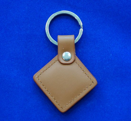 Porte-clés Mifare 1K Cuir Marron - Tags RFID - RFID - par pièce