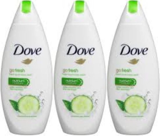 DOVE Douchegel -  Go Fresh Touch - Voordeelverpakking 3 x 250 ml