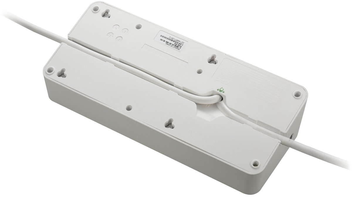 APC PM6U-GR Stekkerdoos met USB & overspanningsbeveiliging / 6x stopcontact + 2x USB