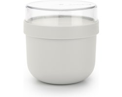 Brabantia Make & Take Yoghurt Beker To Go - 0,5 l - Kunststof - Light Grey