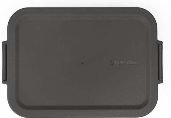 Boîte à lunch Brabantia Make & Take - Medium - Plastique - Gris foncé
