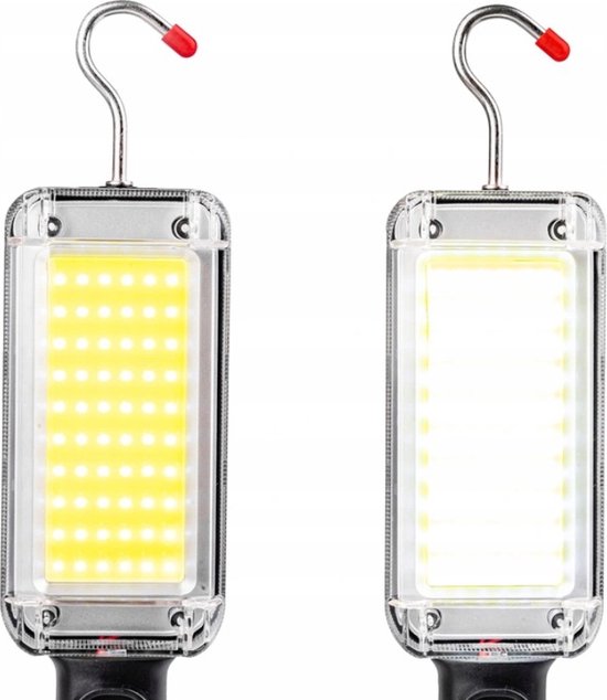 Haofy Led-werklamp, werkplaatslamp, magnetische COB-inspectielampen met 4 lichtmodi, oplaadbare campinglamp met 80/280, voor auto, reparatie, garage, noodverlichting