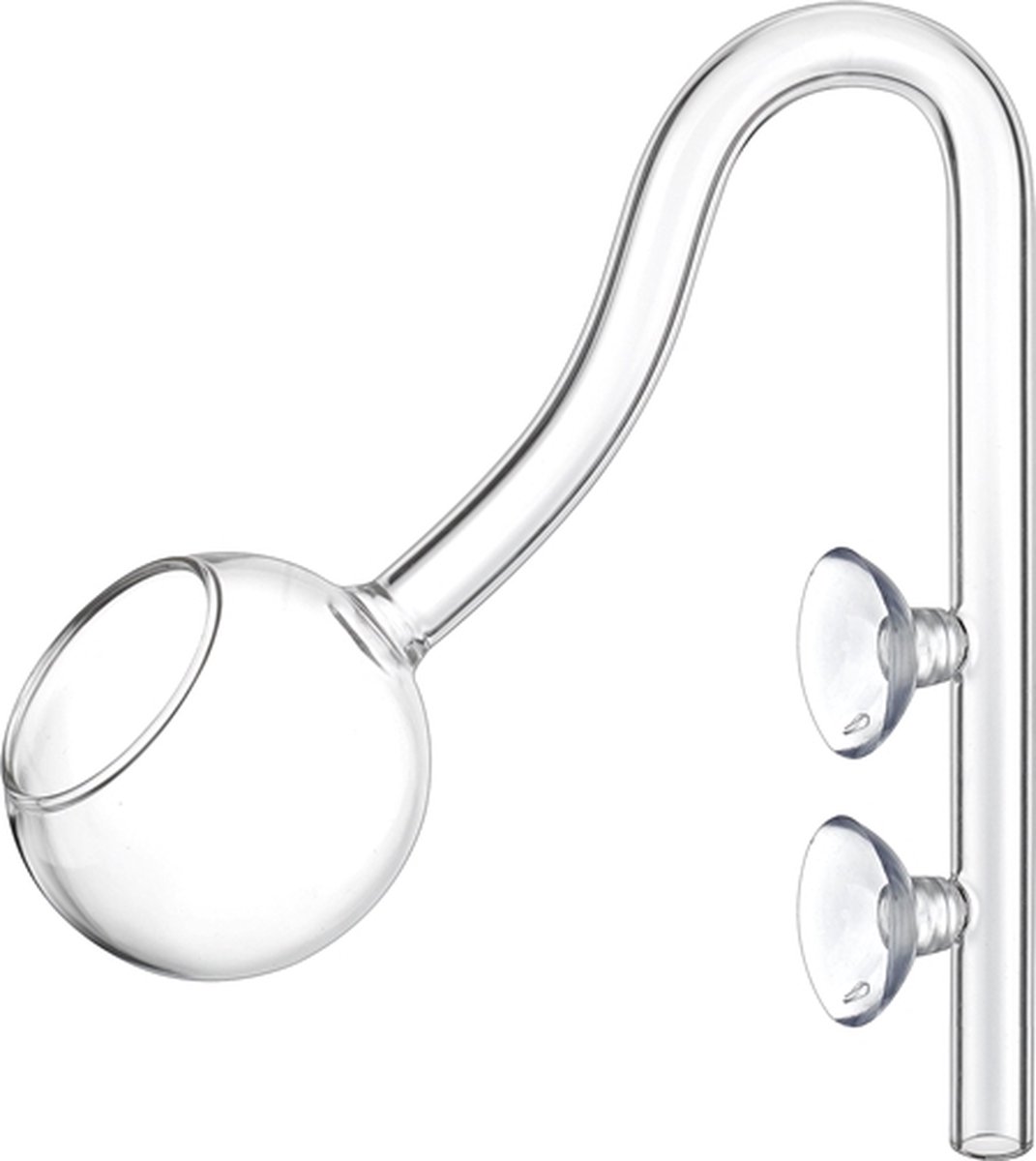 HS Aqua glazen uitstroombuis Bold