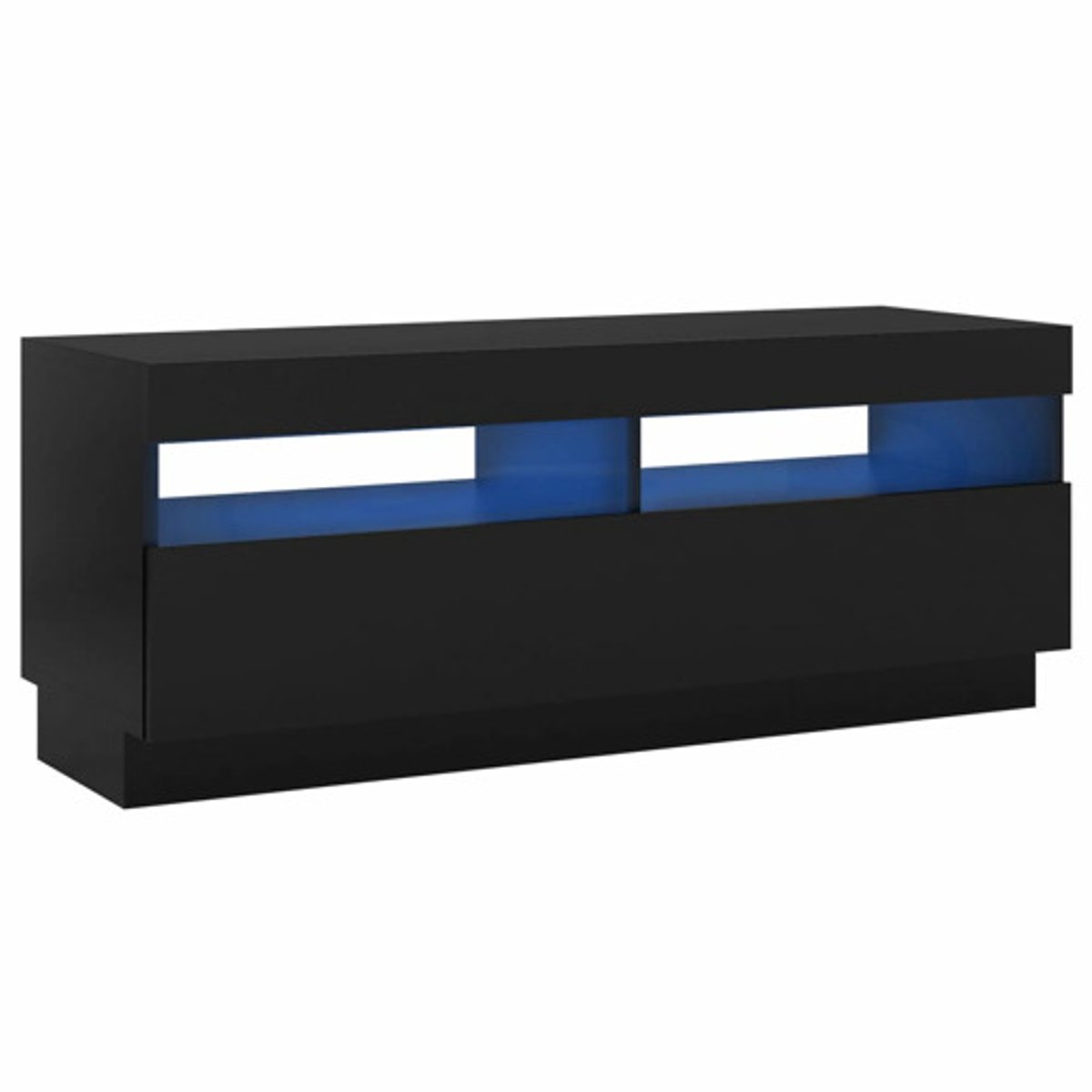 vidaXL - Tv-meubel - met - LED-verlichting - 100x35x40 - cm - zwart