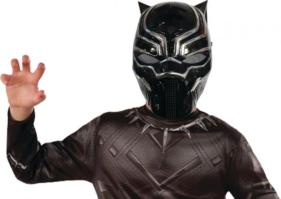 Rubie's Verkleedmasker Black Panther Avengers Zwart One-size