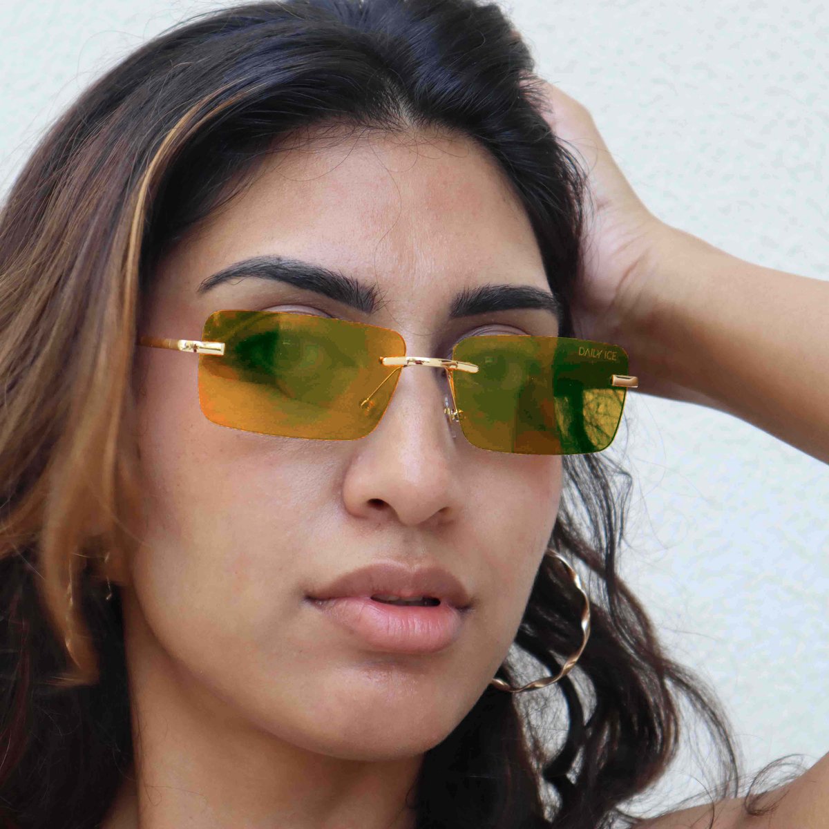 Lunettes Cartier Kachawoo Lunettes De Soleil Rectangulaires Sans