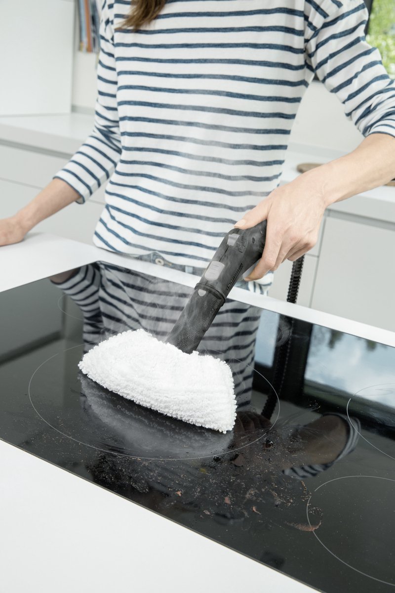 Kärcher SC 5 EasyFix Premium Iron stoomreiniger - Inc. strijkijzer - VapoHydro functie - 4.2 bar - Geschikt voor oa. badkamer - vloeren - opfrissen van tapijt - verwijdert vlekken zonder reinigingsmiddel – foto 7
