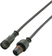 TRU COMPONENTS 1572446 Ronde connector afgewerkt Stekker, recht, Bus, recht Totaal aantal polen: 2 1 stuk(s)