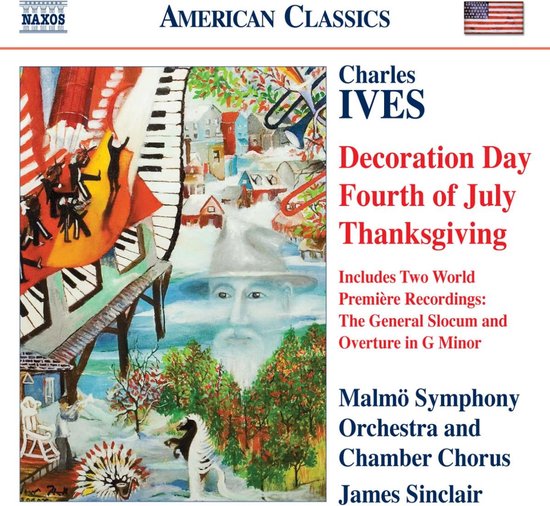 Malmö So & Chamber Choir Charles Ives Holiday Symphony (CD),