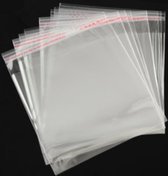 Cellofaan zakjes  12x12 cm  met plakstrip "MULTIPLAZA" transparant  50 stuks  verpakkingsmateriaal - kadoverpakking - verkoopverpakking - ordenen - hobby - traktatie - feest- verjaardag