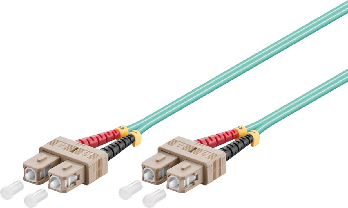 WP WPC-FP3-5SCSC-030 Glasvezel kabel 3 m OM3 SC Blauw