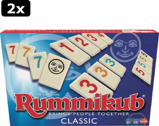 Thumbnail van een extra afbeelding van het spel 2x Rummikub The Original Classic - Gezelschapsspel