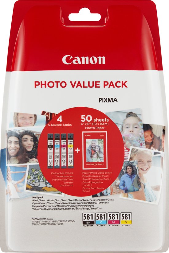 Canon Original Ink Cartridge Canon CLI-581 Multipack