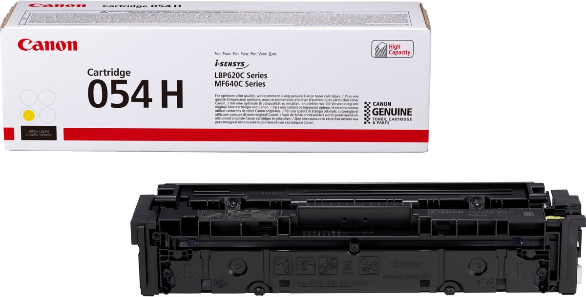 Canon 054 H Toner Geel (Hoge capaciteit)