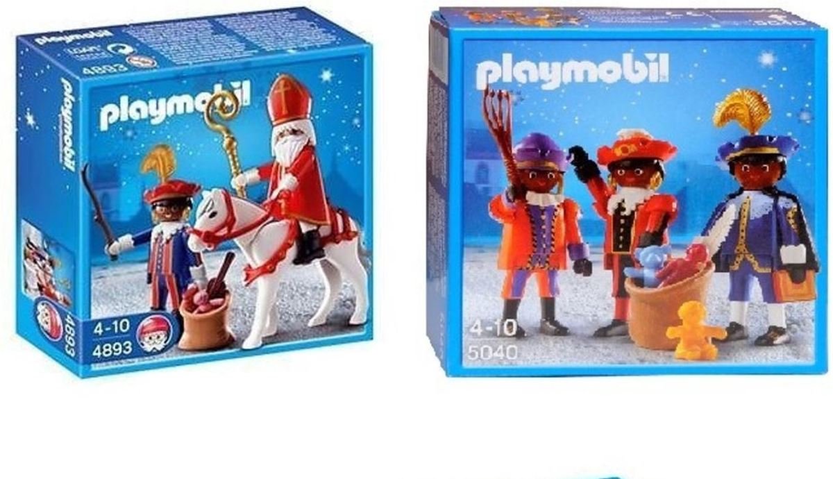 Playmobil Set 4893 Sinterklaas, Piet en Amerigo + 5040 Drie Pieten EAN:  4008789048936... | bol.com