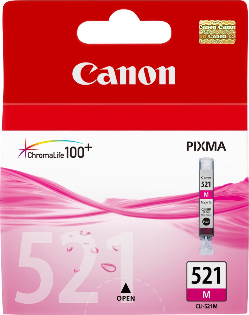Canon CLI-521M inktcartridge magenta, 1 stuk