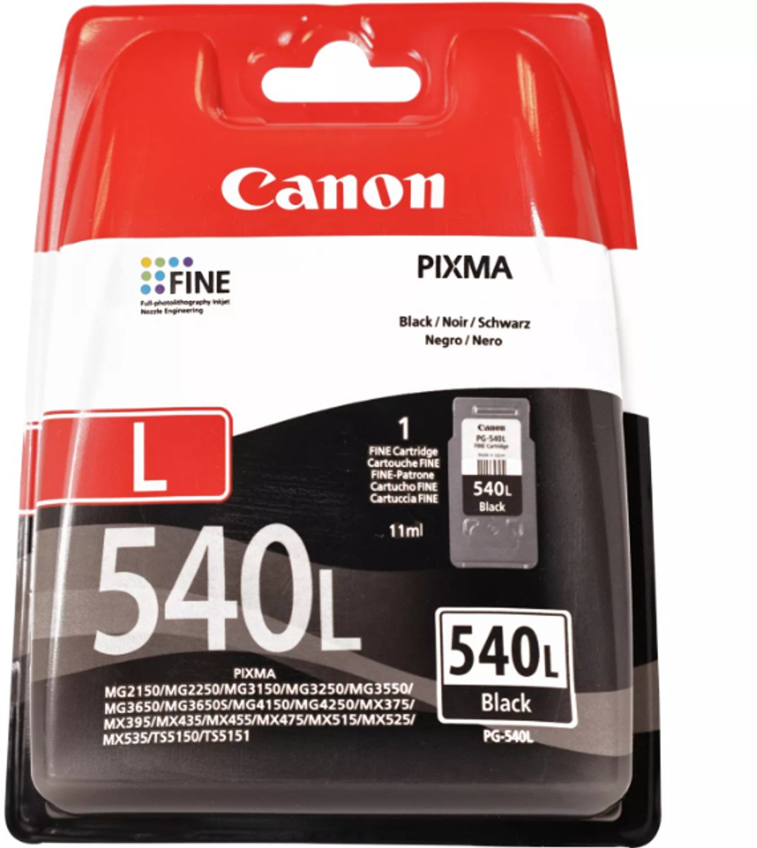 Canon PG-540L - Inktcartridge - Zwart