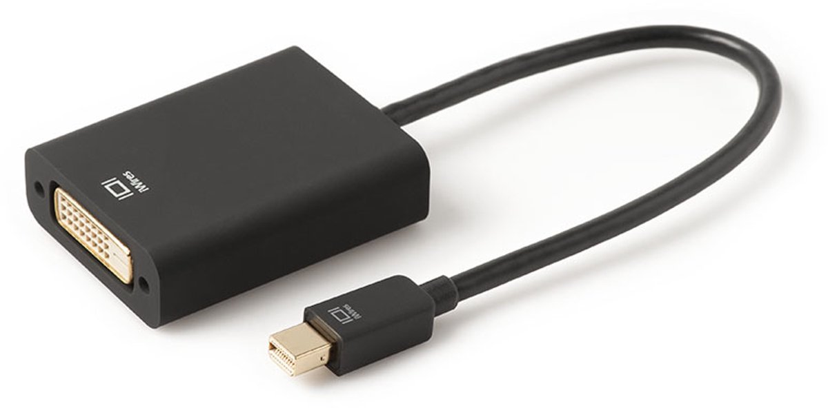 Techlink - iwires - Adapter Mini Display Port naar DVI 0.2m - Zwart