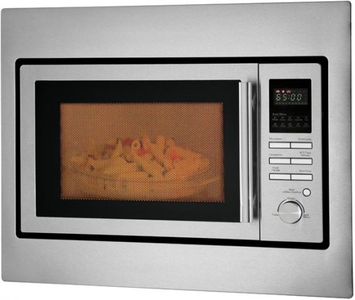 Bomann MWG 2216 - Inbouw Combi Magnetron - 25 Liter - Grill - Hetelucht - Inox