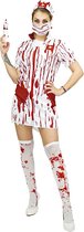 Halloween Kostuum Dames - Bebloede Verpleegster - Zuster - One Size