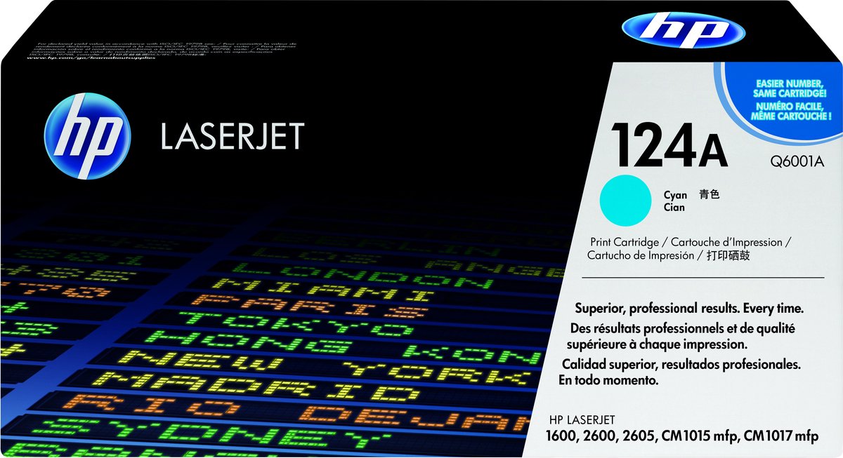HP 124A - Tonercartridge / Cyaan