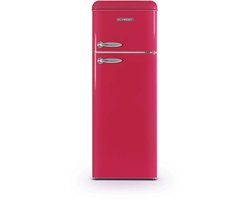 ​SCHNEIDER CONSUMER SCDD208VHAW koel-vriescombinatie Vrijstaand 211 l E Roze