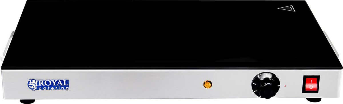 Warmhoudplaat - 260 Watt - Glazen oppervlak - Royal Catering