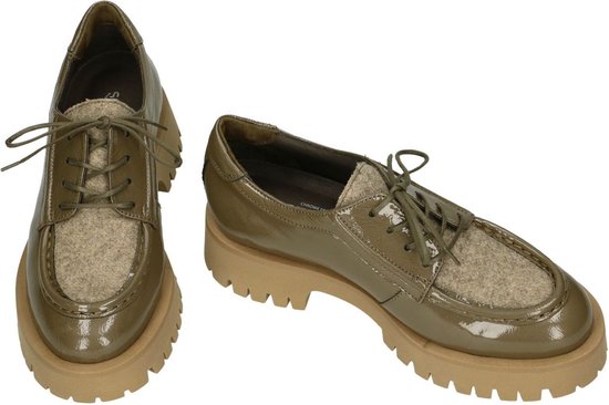 Softwaves Dames kaki camouflage lage gesloten schoenen maat 40 bol