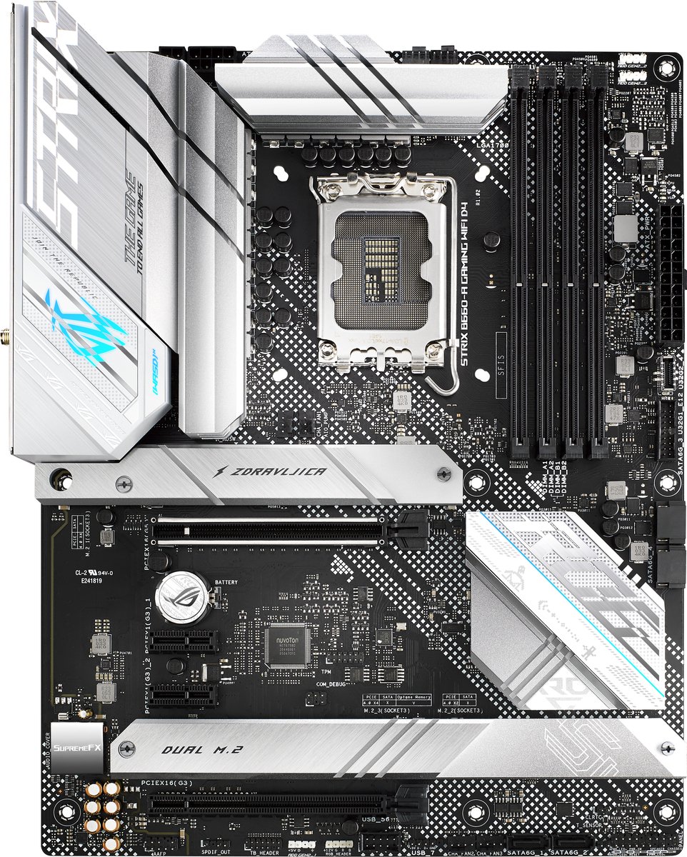 ASUS ROG STRIX B660-A GAMING WIFI D4 Intel B660 LGA 1700 ATX
