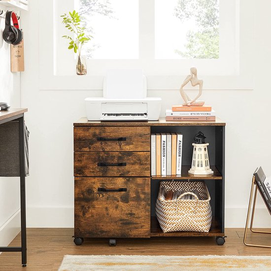 Boîte de rangement pour documents au format A4., Armoire à dossiers en  plastique : Rangement de bureau simplifié