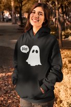 Rick & Rick Halloween Hoodie - L Hoodie -  Halloween Hoodie - Halloween Sweater - Dames Hoodie - Dames Sweater - Boo - Funny Hoodie - Zwarte Hoodie