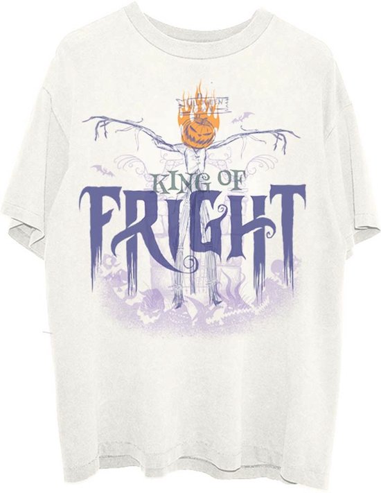 Disney The Nightmare Before Christmas - King Of Fright Unisex T-shirt - S - Creme