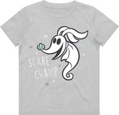 Disney The Nightmare Before Christmas - Scare Champ Kinder T-shirt - Kids tm 6 jaar - Grijs