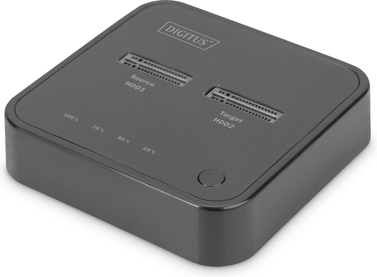 Digitus DA-71545 USB-C 3.2 Gen 2 M.2 PCIe NVMe, M.2 Harde schijf-dockingstation Met clone-functie