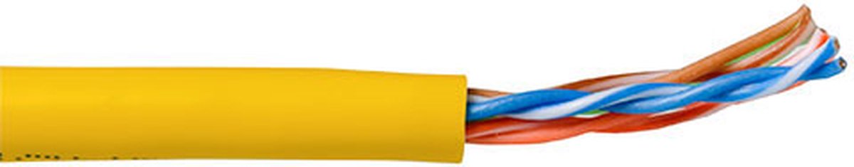 ACT EP358B CAT5E U/UTP Patchkabel Soepel Geel - 305 meter