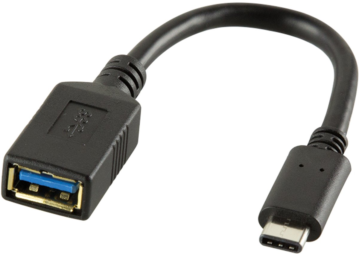 LogiLink USB 3.2 Gen 1 (USB 3.0) Adapter [1x USB-C stekker - 1x USB 3.2 Gen 1 bus A (USB 3.0)] CU0098 15.00 cm