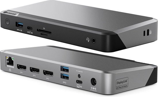 Alogic Universal Triple 4K Docking Station with 100W Power Delivery PRIME DX3 Dock