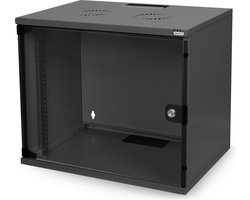 Digitus DN-19 07-U-S-SW 19inch-wandkast (b x h x d) 540 x 370 x 400 mm 7 HE Zwart (RAL 9005)
