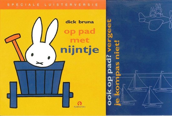 Cover van het boek 'Op pad met Nijntje' van Dick Bruna