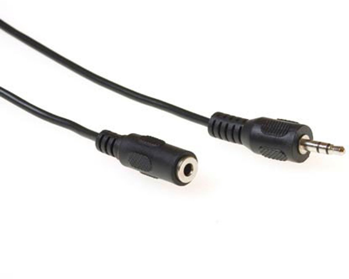 ACT AK2031 3,5mm Stereo Jack Verlengkabel Male/Female - 5 meter