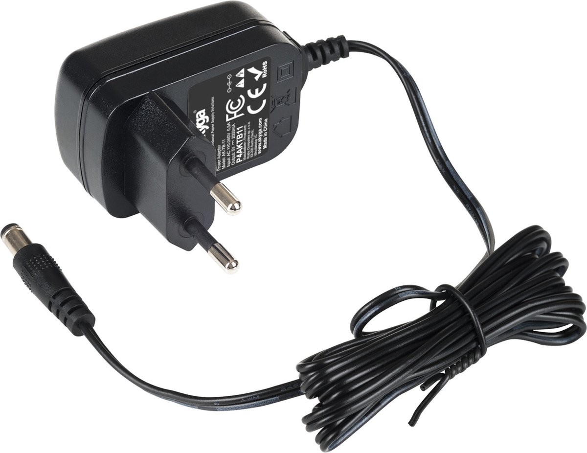 Akyga AK-TB-11 Stekkernetvoeding, vaste spanning 9 V 1 A 9 W