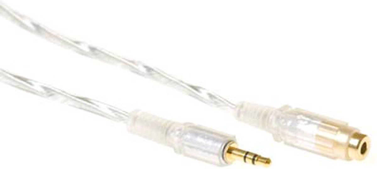 ACT AK2254 High Quality Verlengkabel 3,5mm Stereo Jack Male - Female - 5 meter