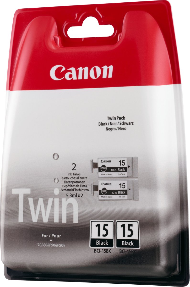 Canon BCI-15 BK zwart