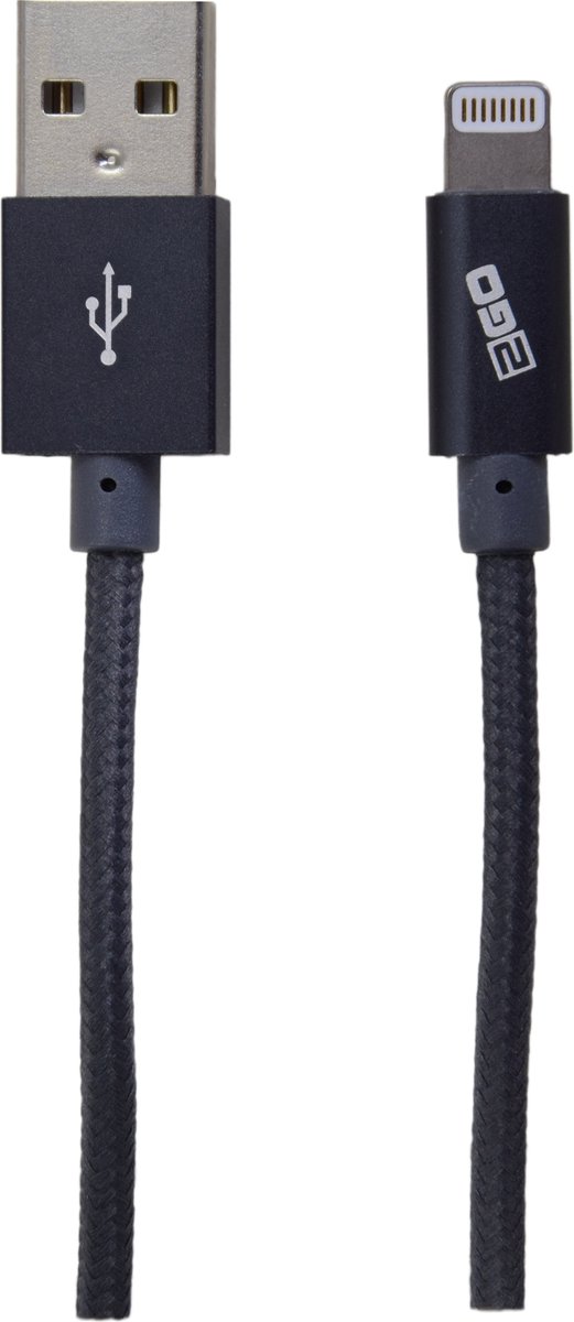 2GO USB Lighting laadsnoer/datakabel iPhone 1mtr Certified Apple